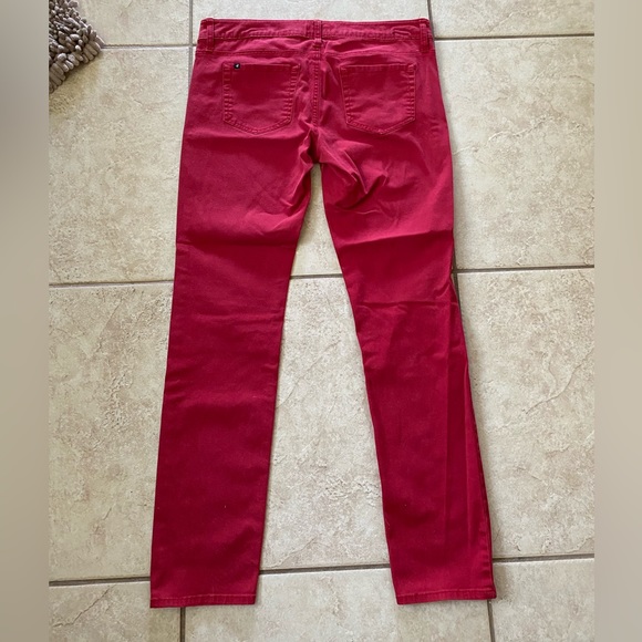 LOVESICK- Super skinny red jeans- Juniors Size 13 - Picture 4 of 11